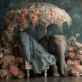 Digital Background: Elegant Elephant