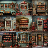 Ultimate Vintage Holiday Studio Background Bundle