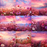 Amore Fields Background Bundle