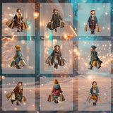 Magical Holiday Shopper Model Overlays