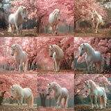 Unicorn Blossoms Background Bundle