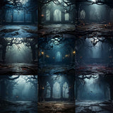 Eerie Abandon Background Bundle