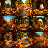 Ultimate Pumpkin Path Background Bundle