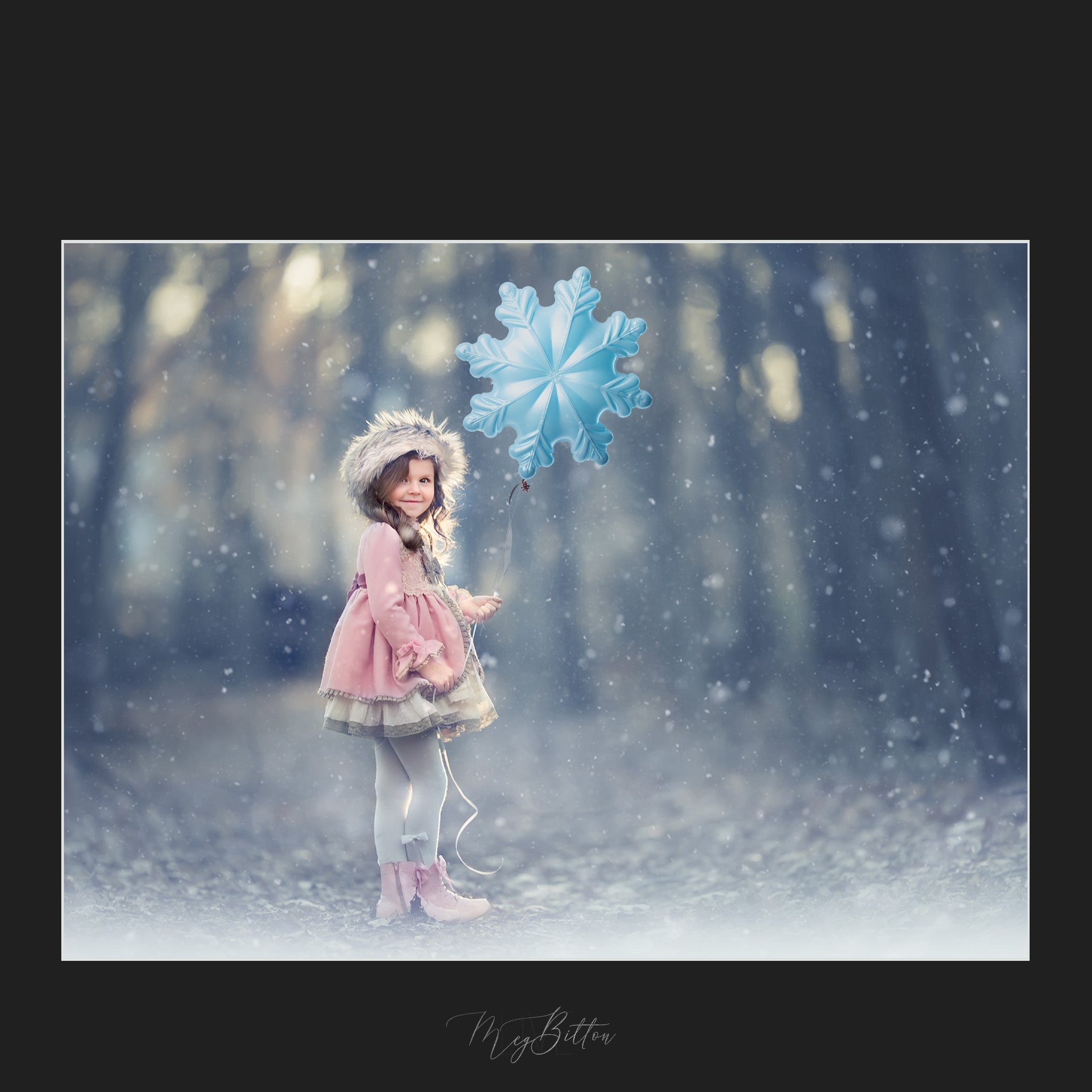 Winter Balloon Overlays - Meg Bitton Productions