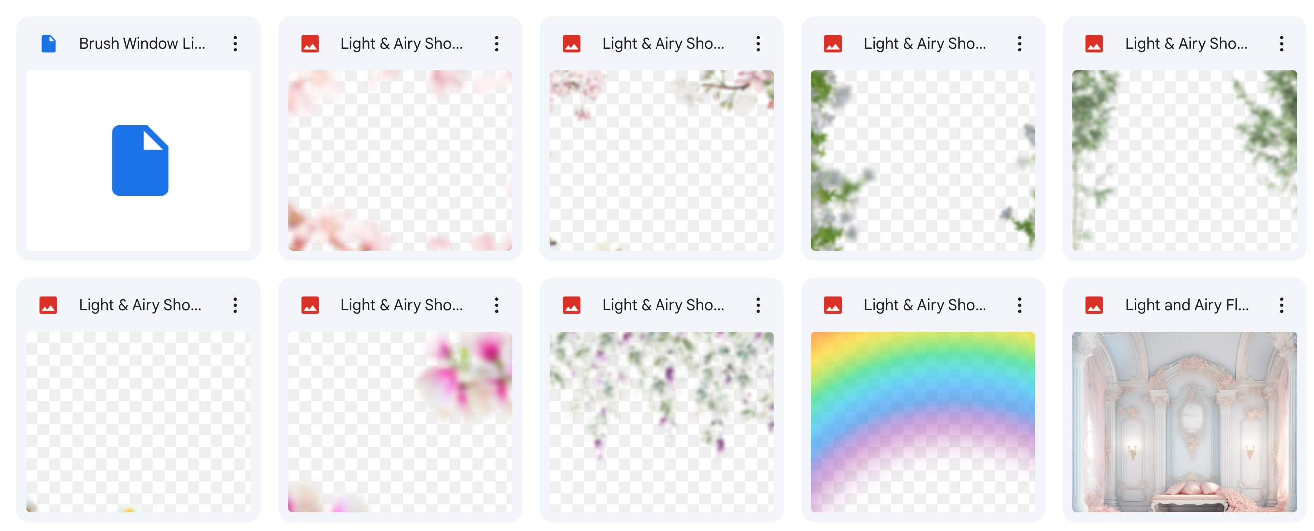 The Light and Airy Bundle - Meg Bitton Productions