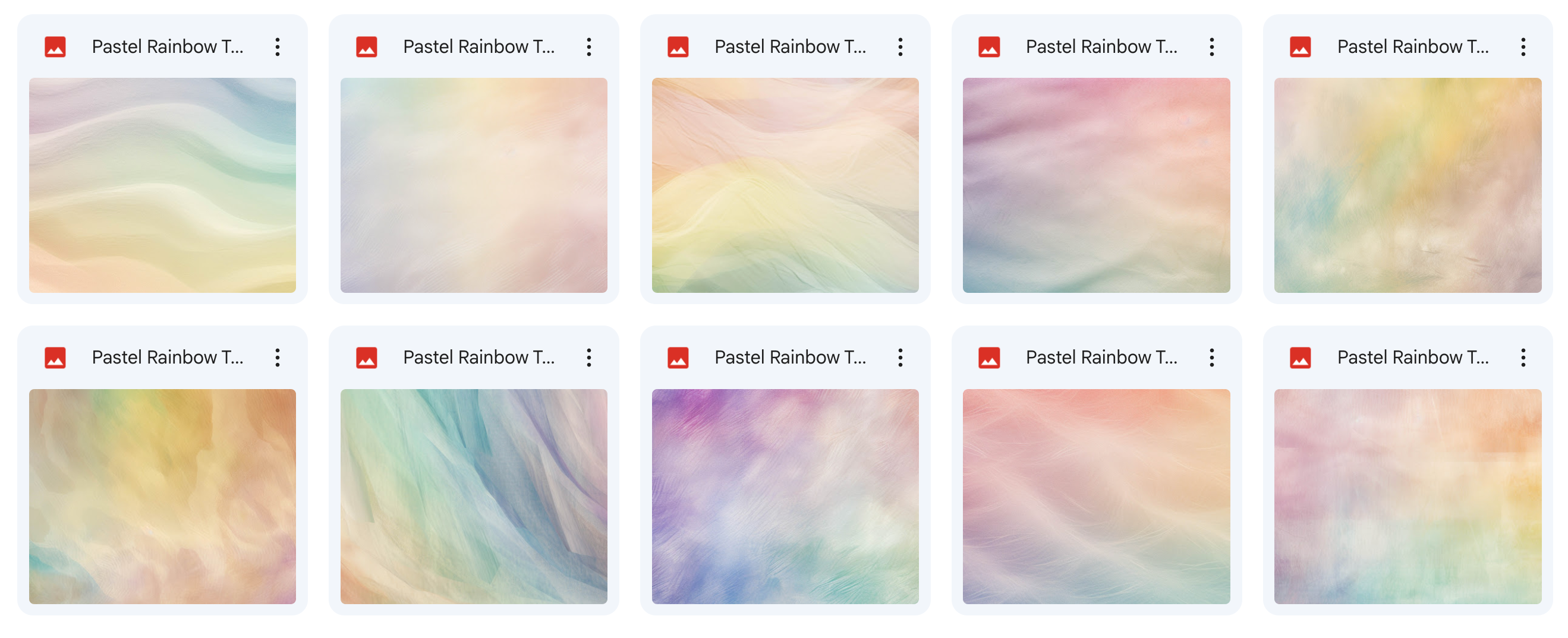 Magical Pastel Rainbow Textures - Meg Bitton Productions