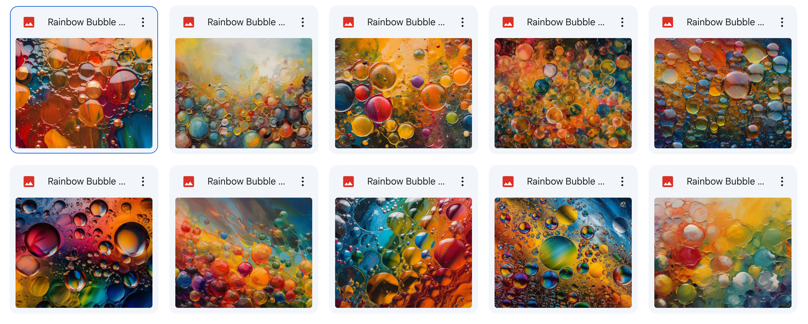 Magical Rainbow Bubble Paint Textures - Meg Bitton Productions