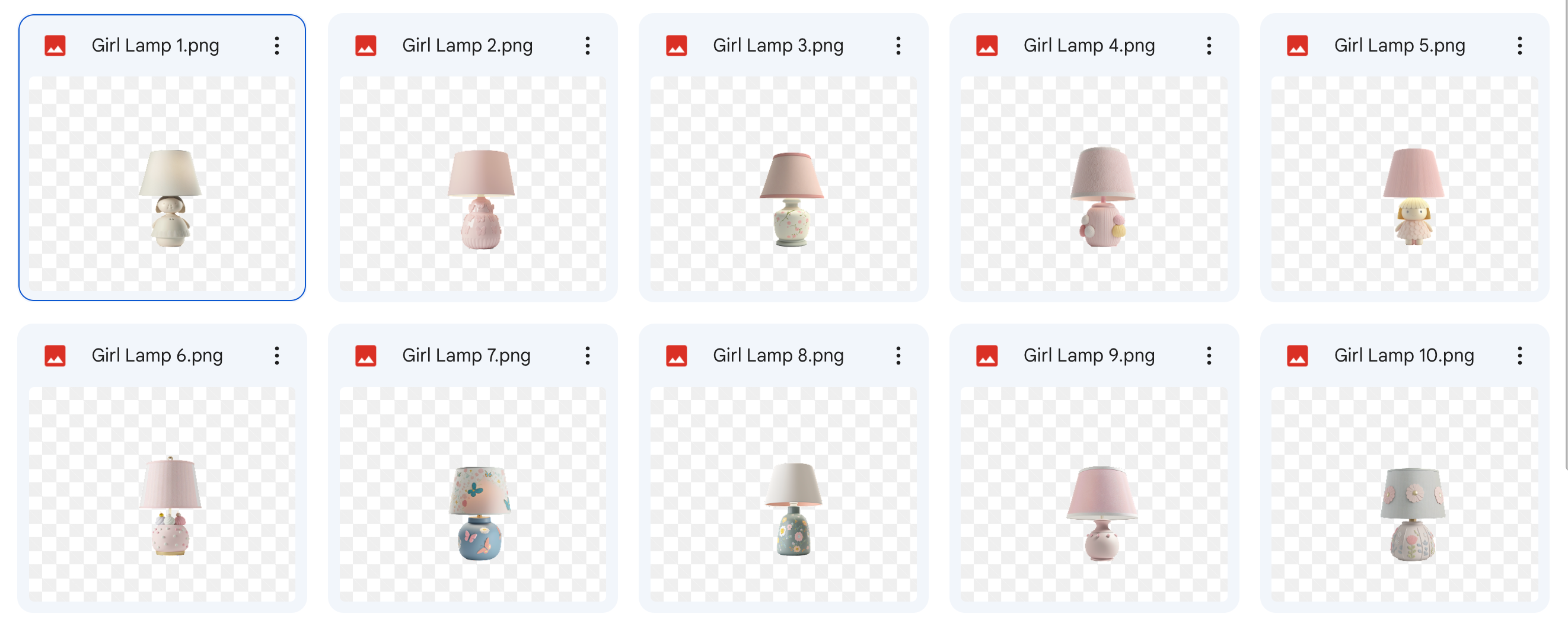 Magical Girls Lamps - Meg Bitton Productions