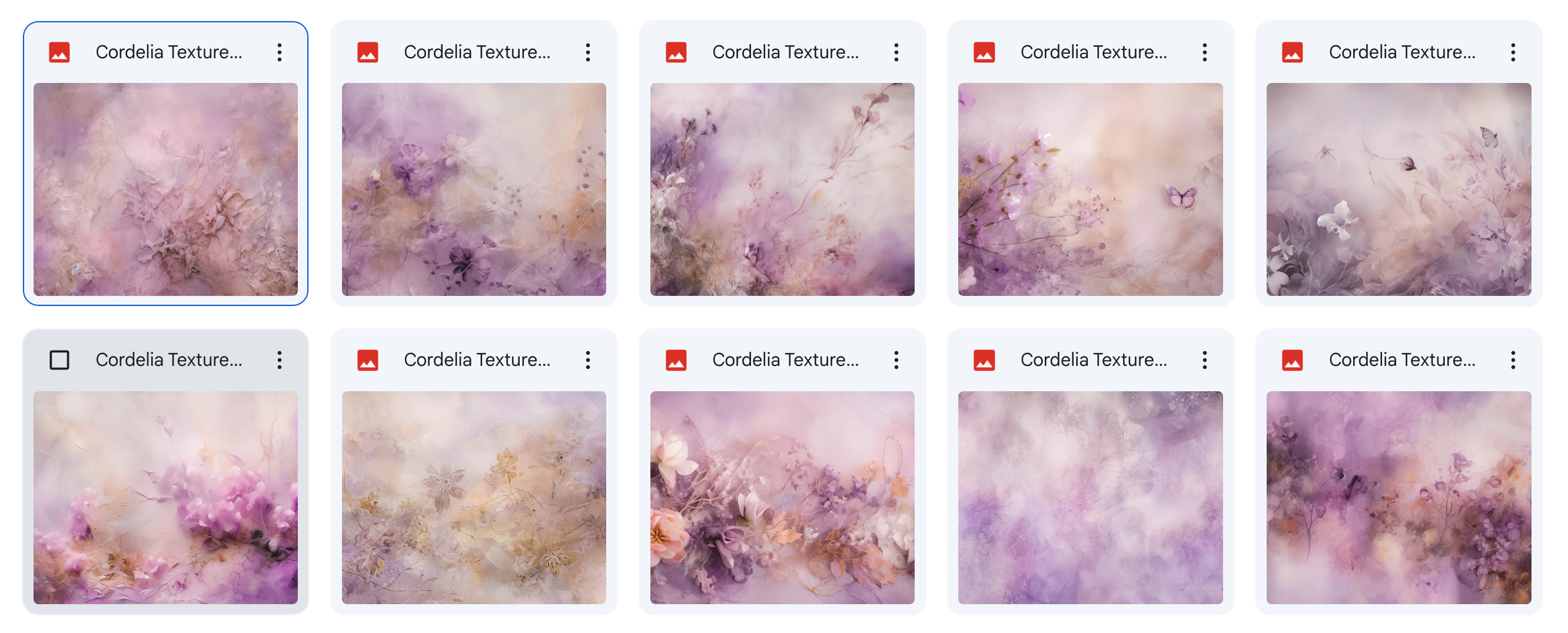 Magical Cordelia Textures - Meg Bitton Productions