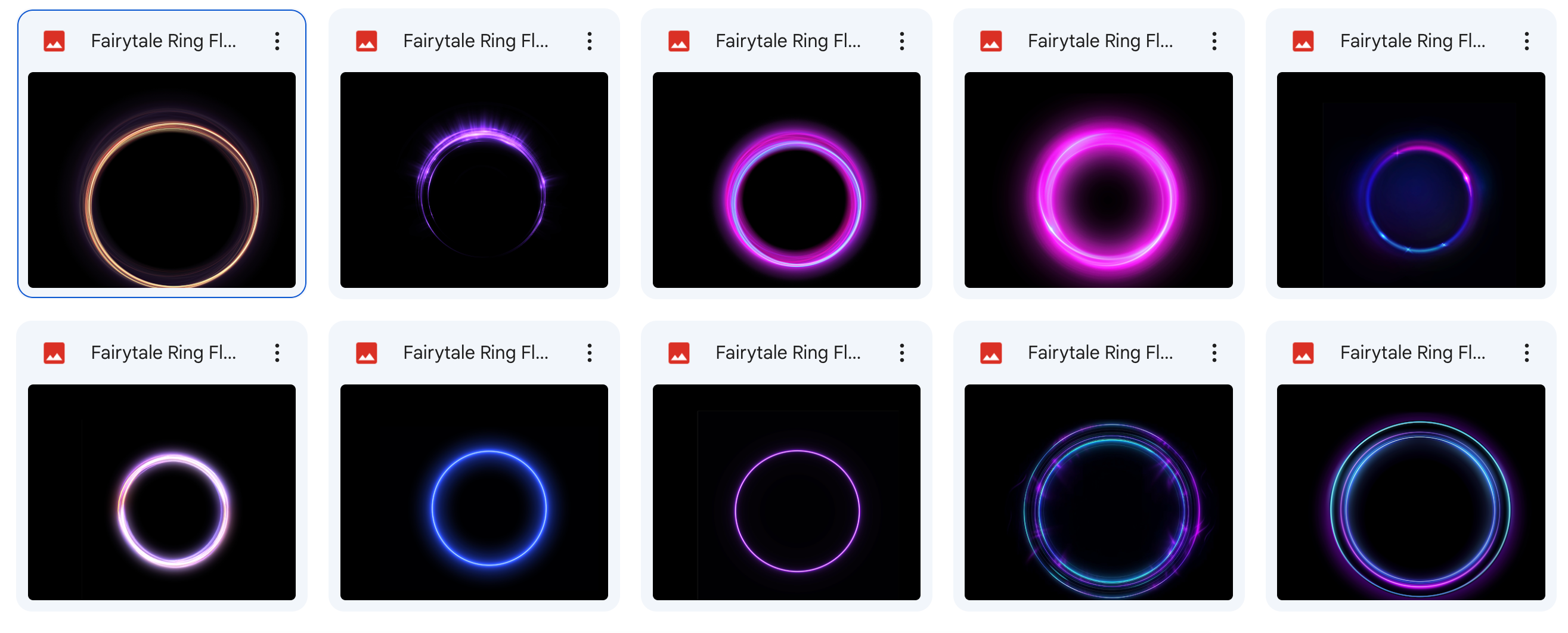 Magical Fairytale Ring Flares - Meg Bitton Productions