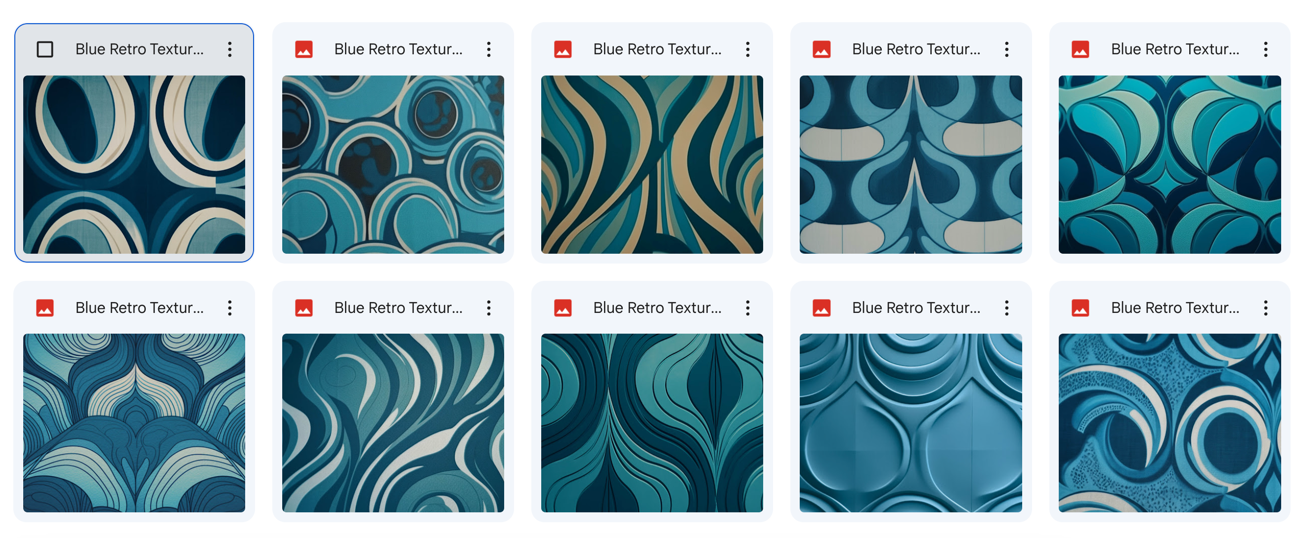 Magical Blue Retro Textures - Meg Bitton Productions