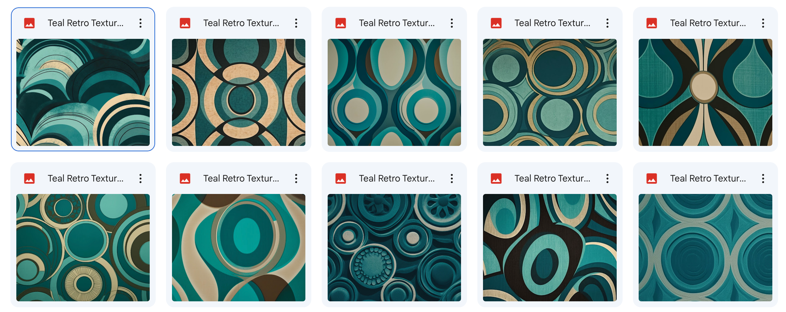 Magical Teal Retro Textures - Meg Bitton Productions
