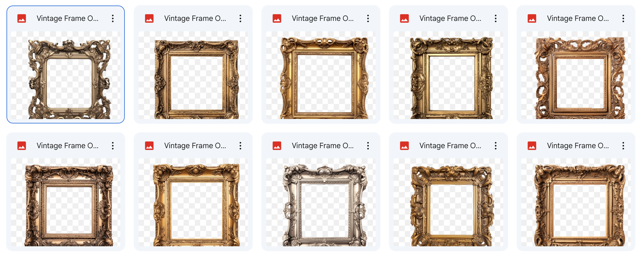 Magical Vintage Frames - Meg Bitton Productions