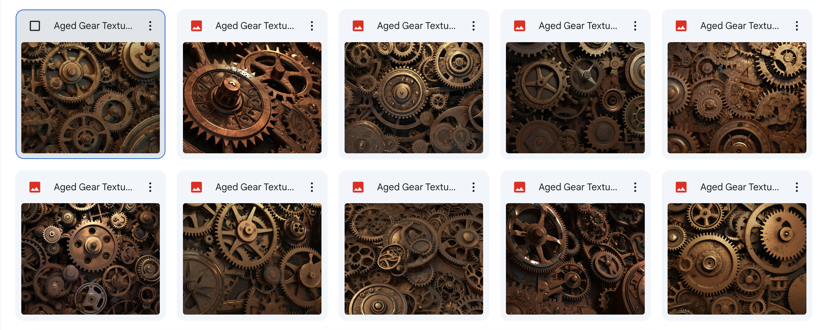 Magical Aged Gear Textures - Meg Bitton Productions