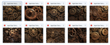 Magical Aged Gear Textures - Meg Bitton Productions