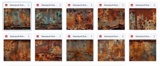 Magical Steampunk Rust Textures - Meg Bitton Productions
