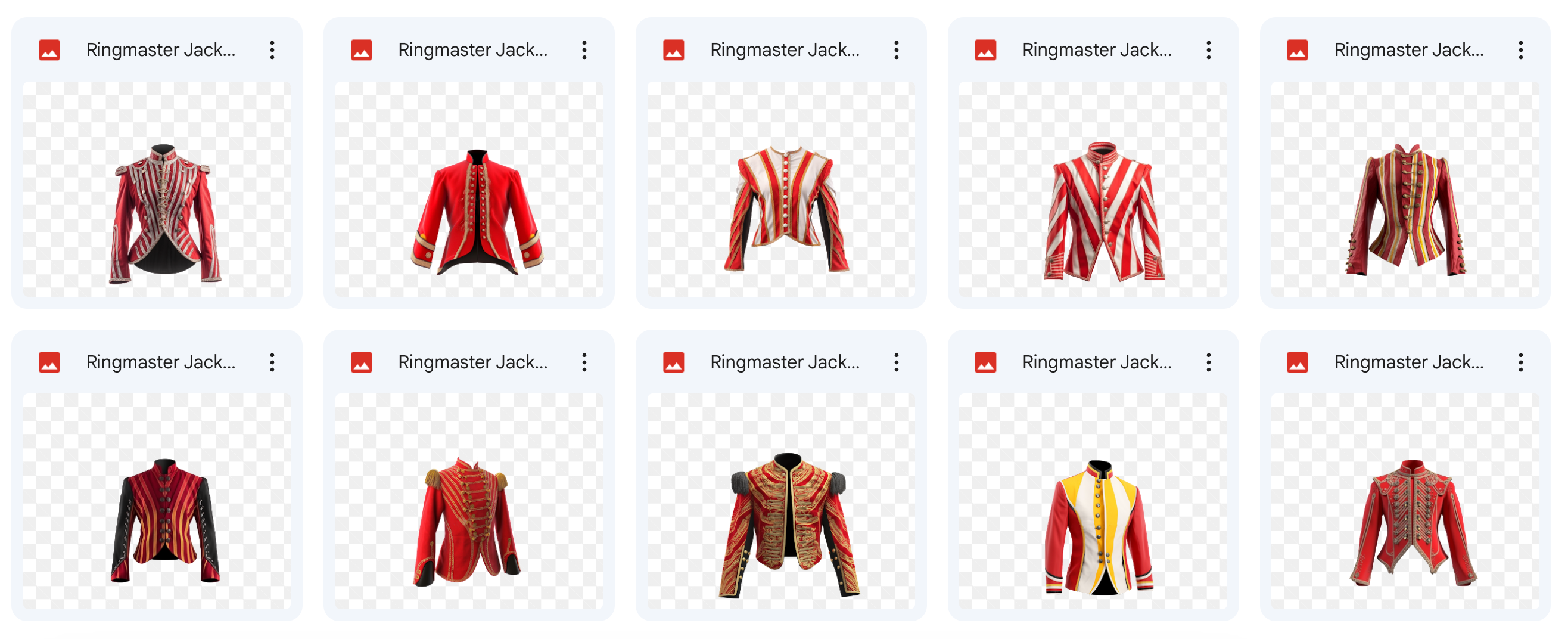 Magical Ringmaster Jackets - Meg Bitton Productions