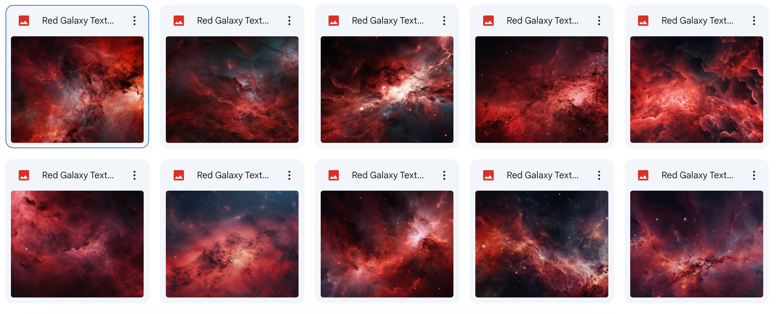 Magical Red Galaxy Fine Art Textures - Meg Bitton Productions