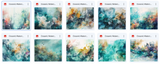 Magical Oceanic Watercolor Textures - Meg Bitton Productions