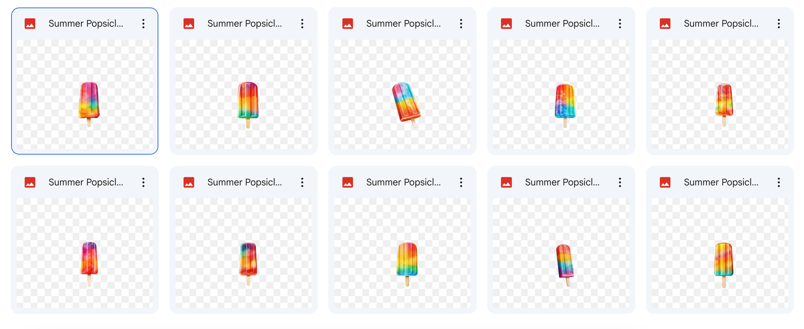 Magical Digital Overlays: Summer Popsicles - Meg Bitton Productions