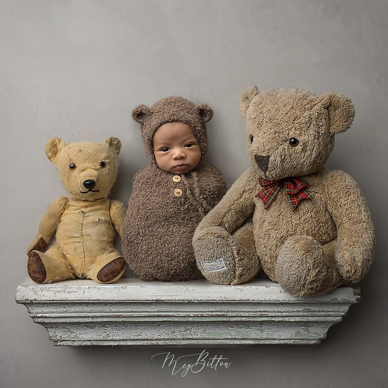 Newborn Kit: Cream Bears - Meg Bitton Productions
