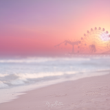 Digital Background: Dreamy Beach - Meg Bitton Productions