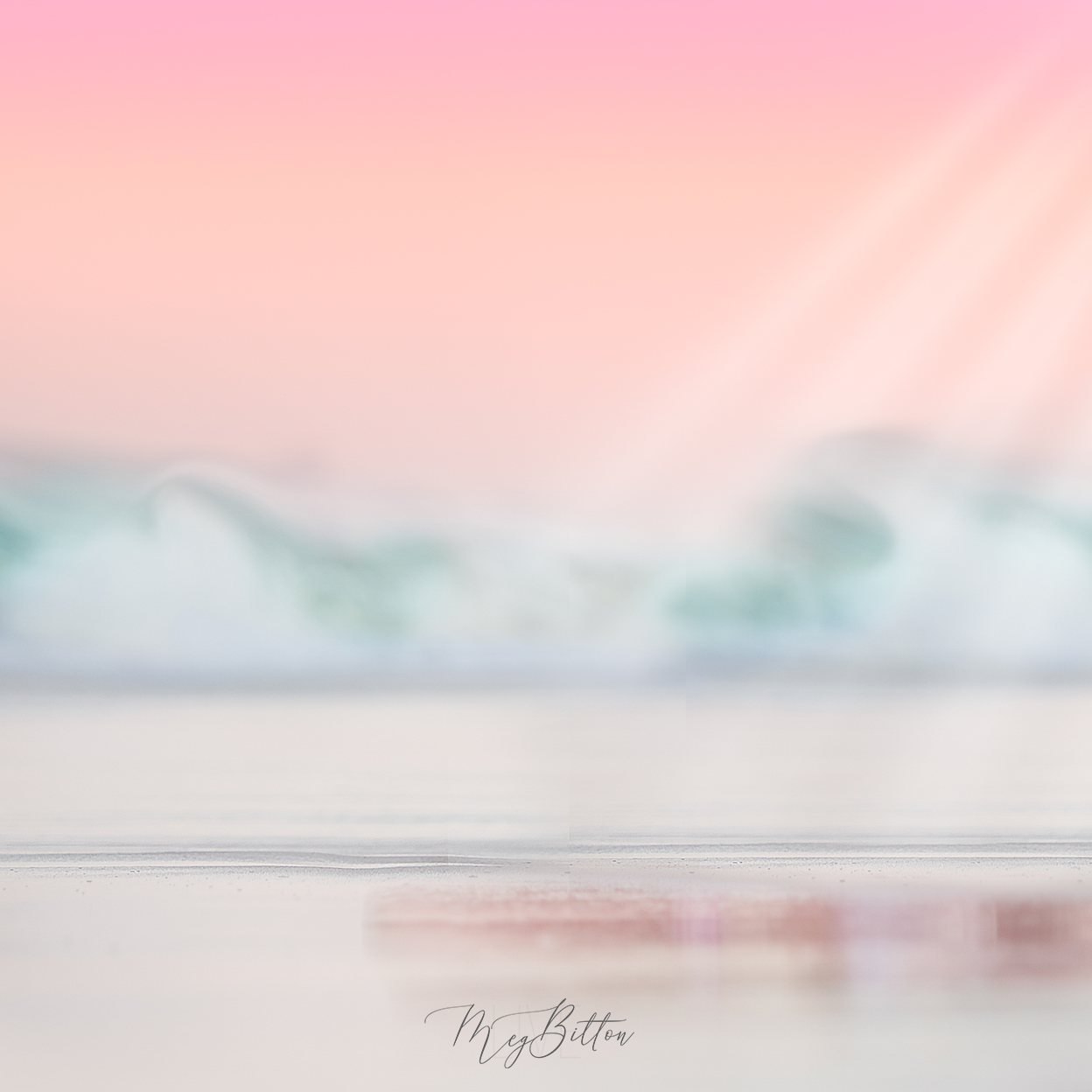 Digital Background: Mermaid Beach - Meg Bitton Productions