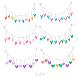 Heart Bunting - Meg Bitton Productions