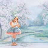 Digital Studio Backdrop: Spring Greens - Meg Bitton Productions