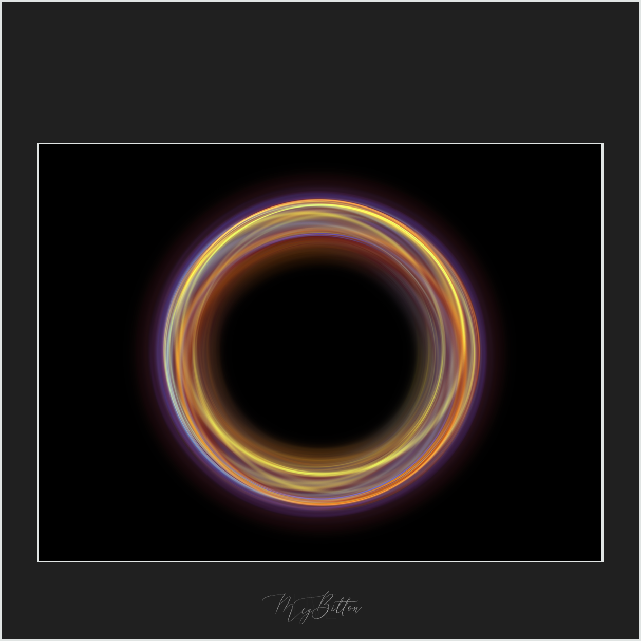 Magical Colorful Ring Flare Overlay - Meg Bitton Productions