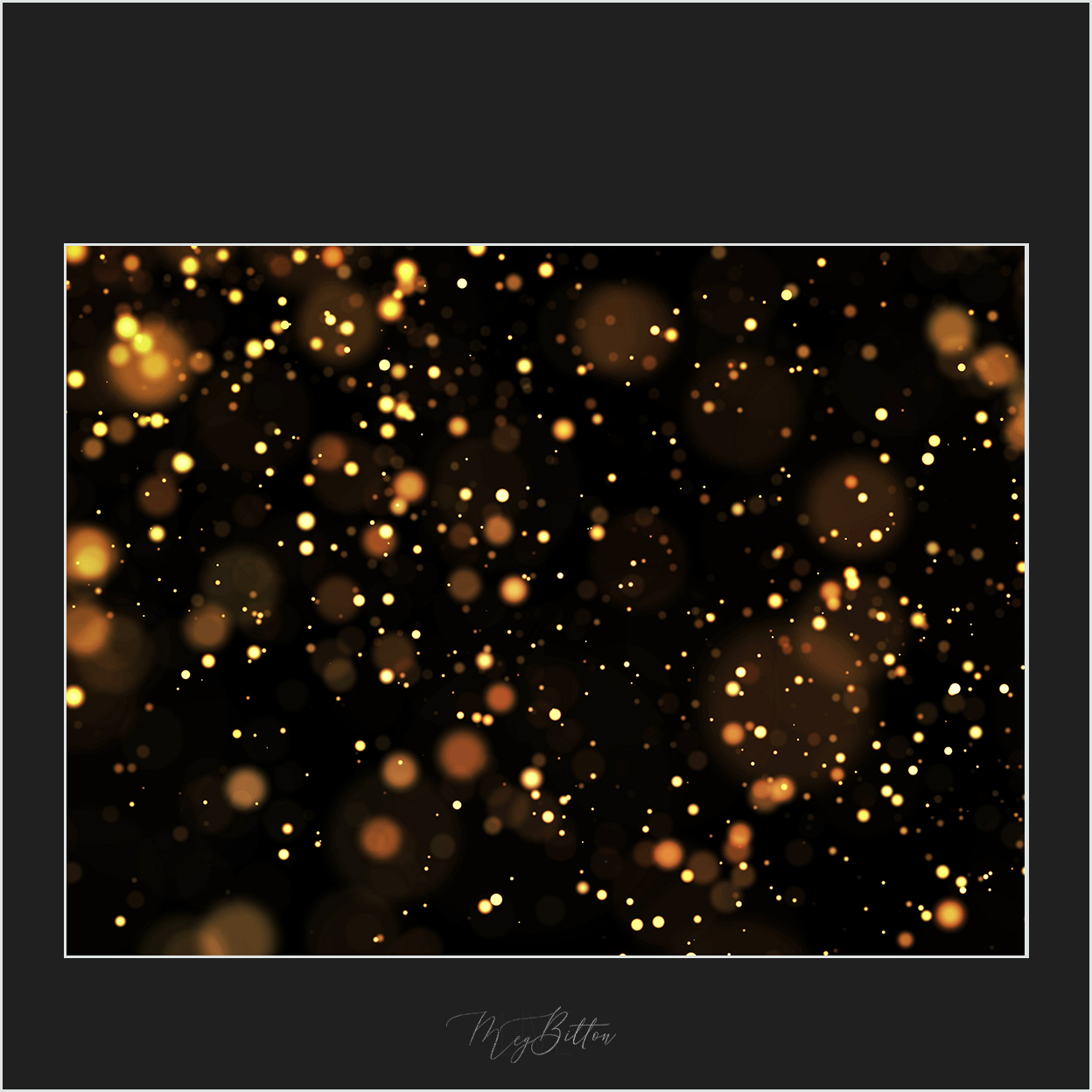 Magical Golden Light Bokeh Overlay - Meg Bitton Productions
