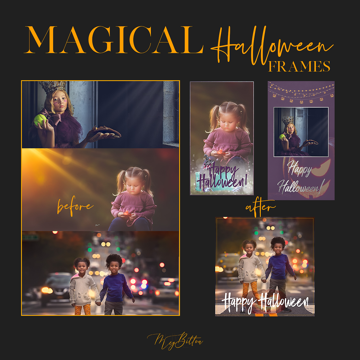 Halloween Frames Mini Set - Meg Bitton Productions