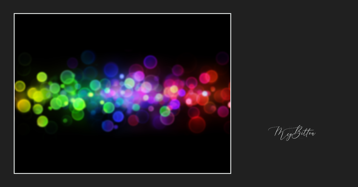 Magical Rainbow Bokeh Overlay - Meg Bitton Productions