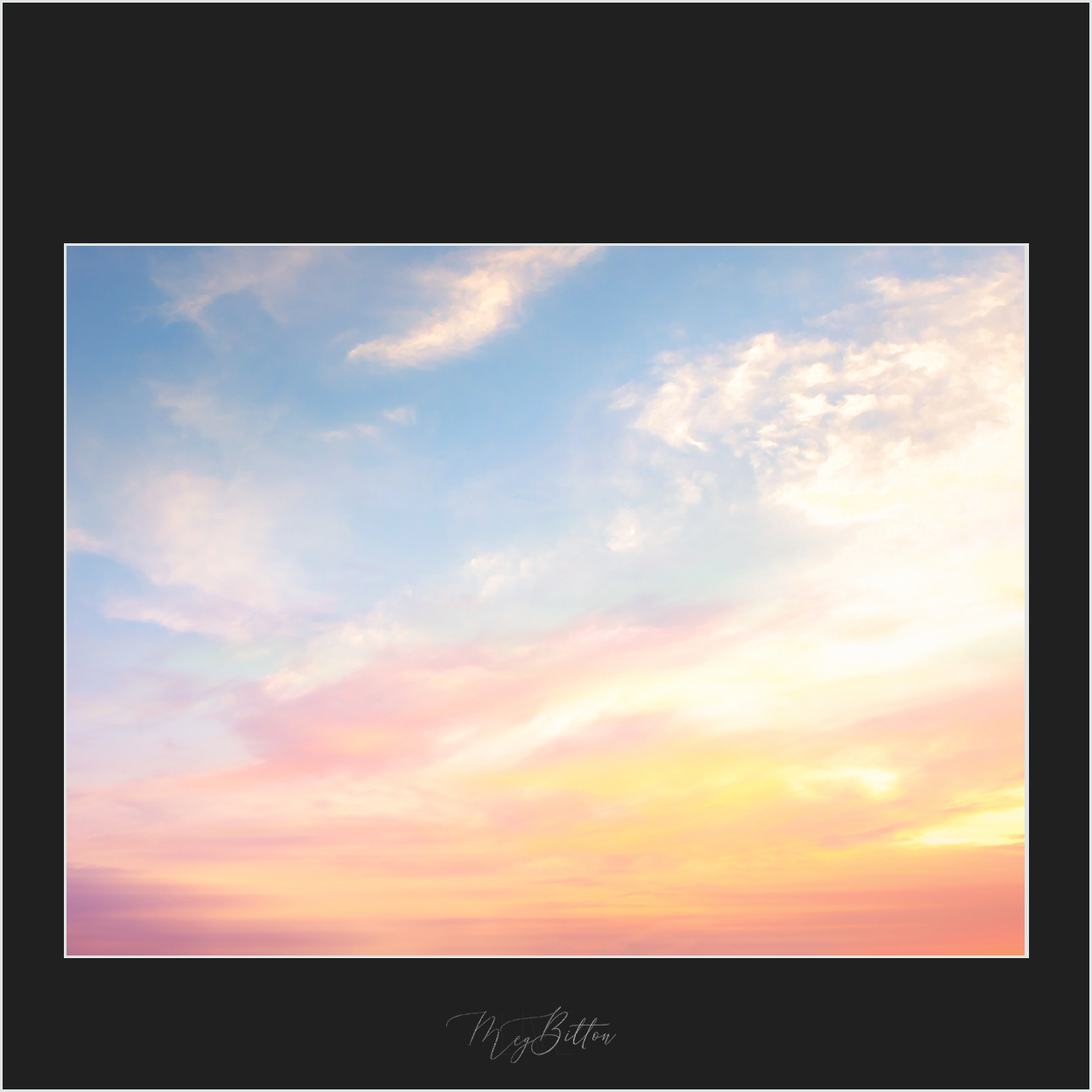 Magical Sunset Sky Overlay - Meg Bitton Productions