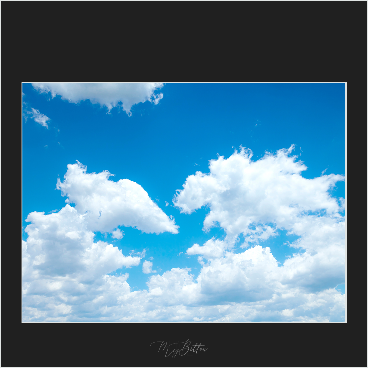 Magical Vibrant Blue Sky Overlay - Meg Bitton Productions