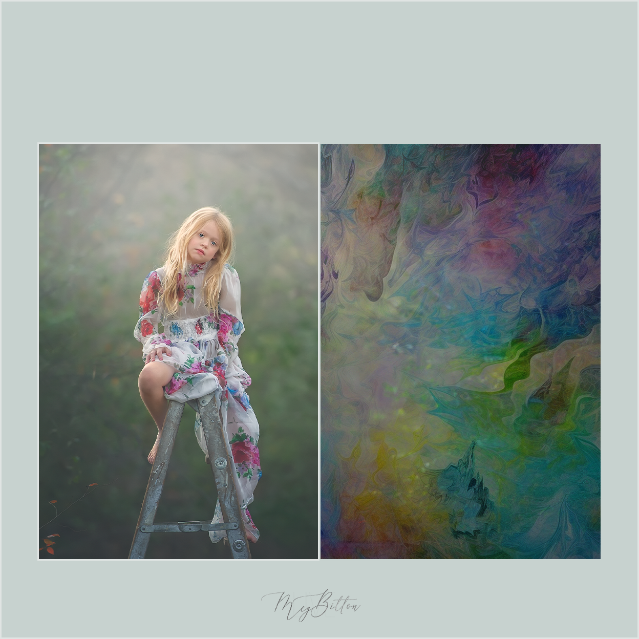 Magical Rainbow Watercolor Textures - Meg Bitton Productions