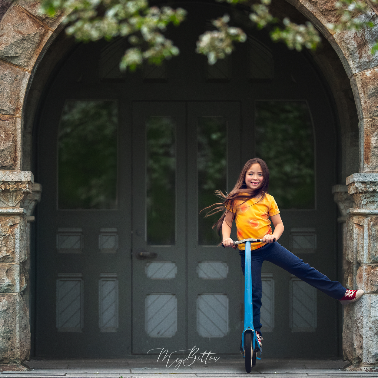 Simple Composite Creation - Blending Hair - Meg Bitton Productions