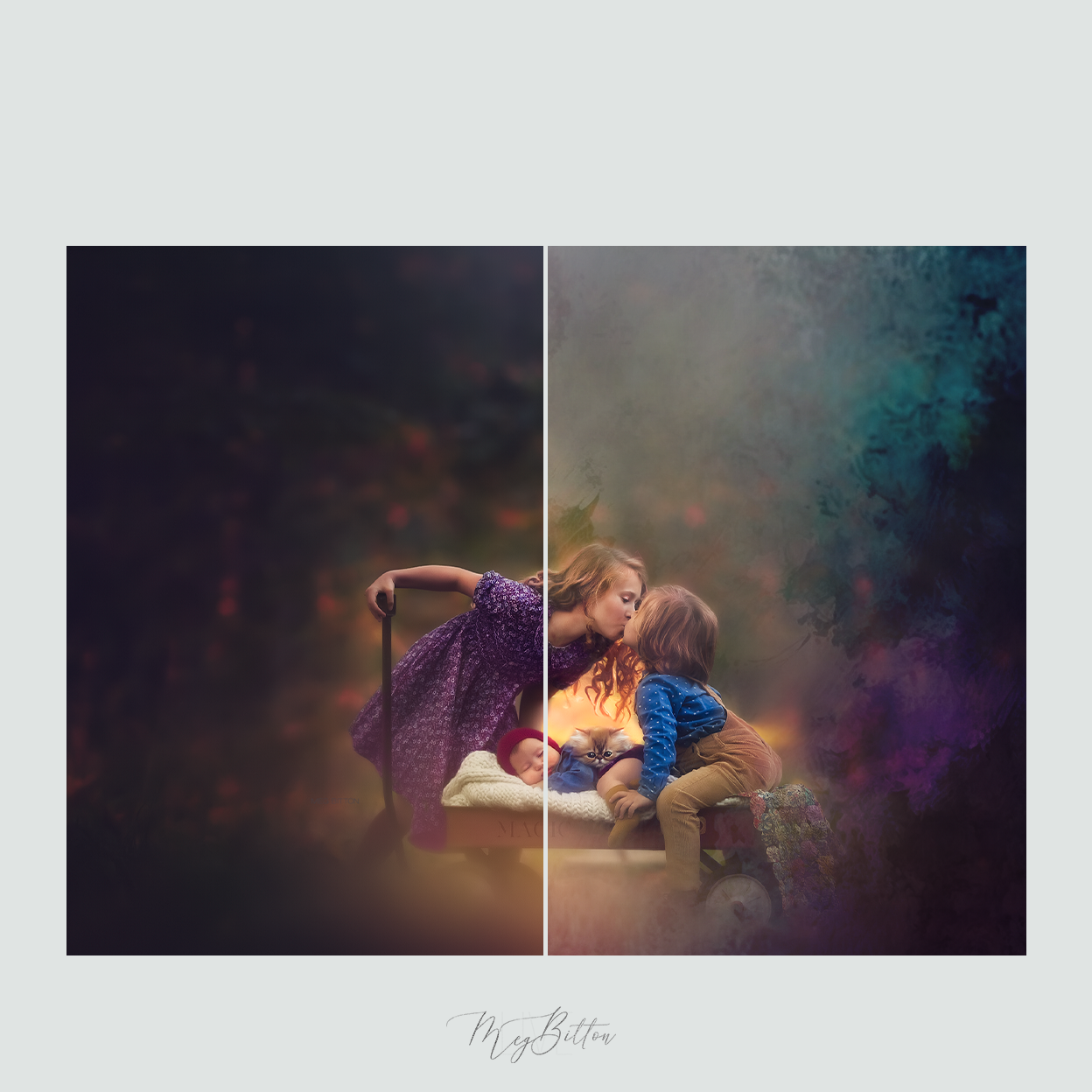 Magical Pastel Multicolor Textures - Meg Bitton Productions