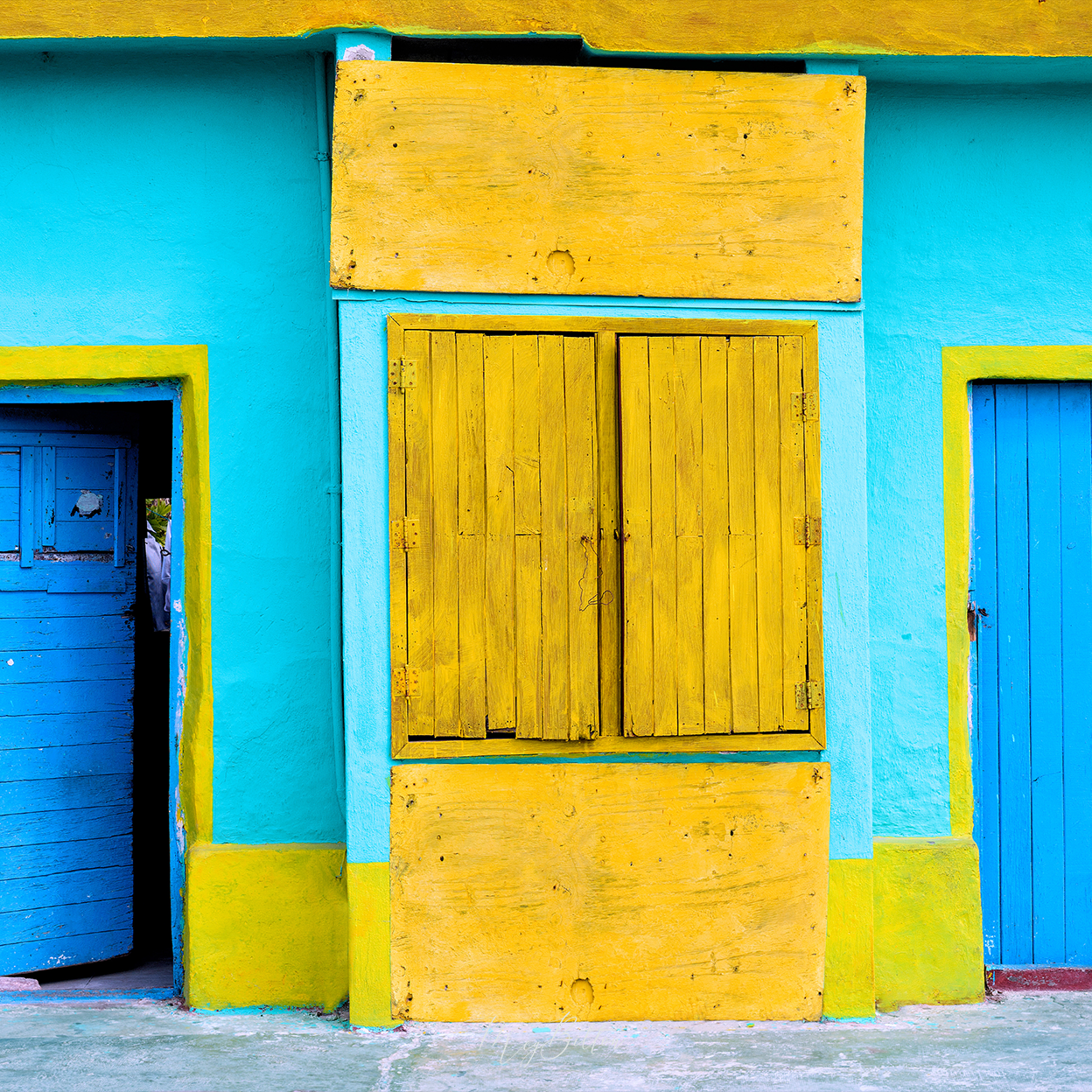 Digital Background: Caribbean Doors - Meg Bitton Productions