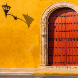 Digital Background: Colorful Door - Meg Bitton Productions