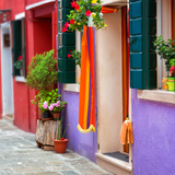 Digital Background: Colorful Shops - Meg Bitton Productions