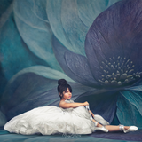 Digital Studio Backdrop: Cool Floral - Meg Bitton Productions