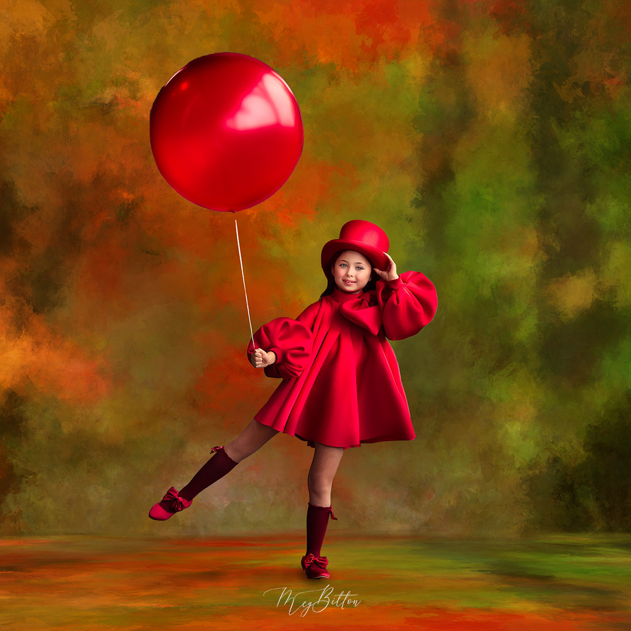 Digital Studio Backdrop: Changing Seasons - Meg Bitton Productions