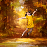 Digital Studio Backdrop: Golden Forest - Meg Bitton Productions