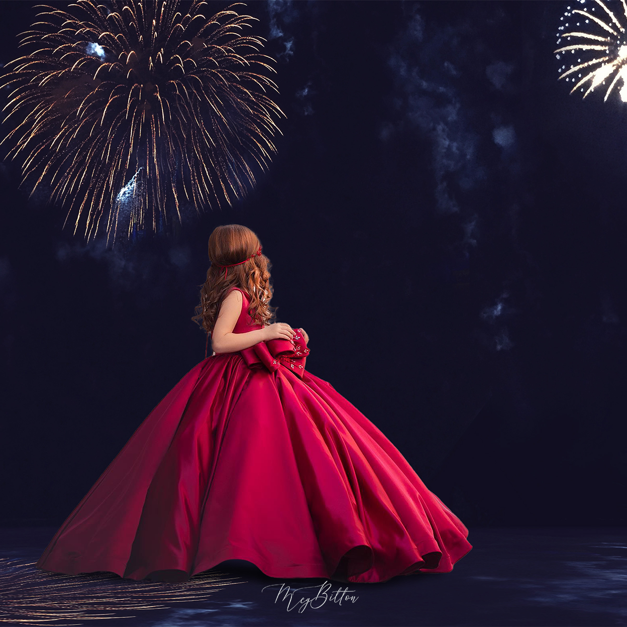 Digital Studio Backdrop: Starburst - Meg Bitton Productions