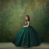 Digital Studio Backdrop: Forests of Green - Meg Bitton Productions