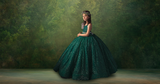Digital Studio Backdrop: Forests of Green - Meg Bitton Productions