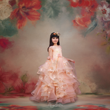 Digital Studio Backdrop: Painterly Rose - Meg Bitton Productions