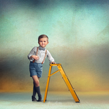 Digital Studio Backdrop: Baby Steps - Meg Bitton Productions