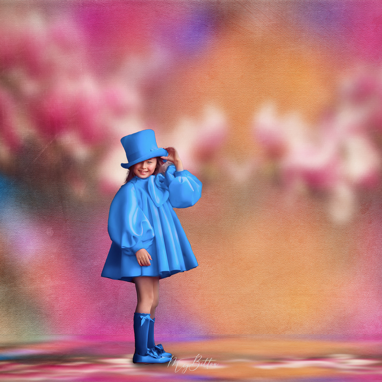 Digital Studio Backdrop: Blossom Dream - Meg Bitton Productions
